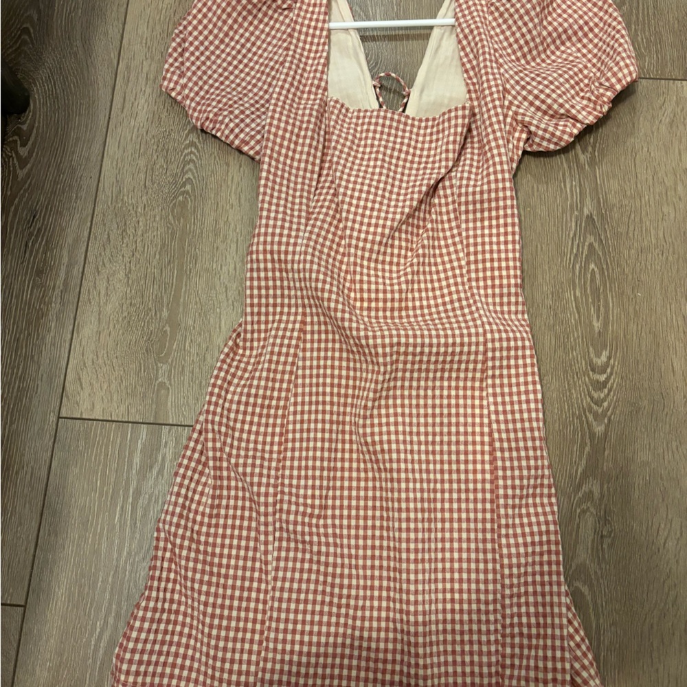 Gingham dress size small